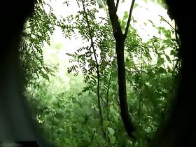 Ночной секс русской пары в лесу фото